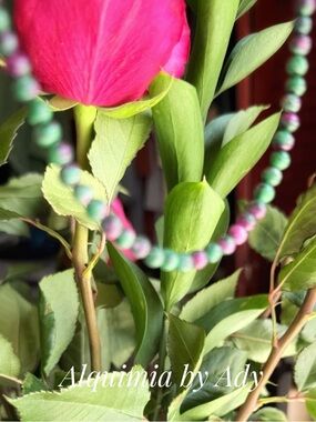 SUPER DAINTY | SIMPLE +Beaded Necklace | RUBY SOIZITE